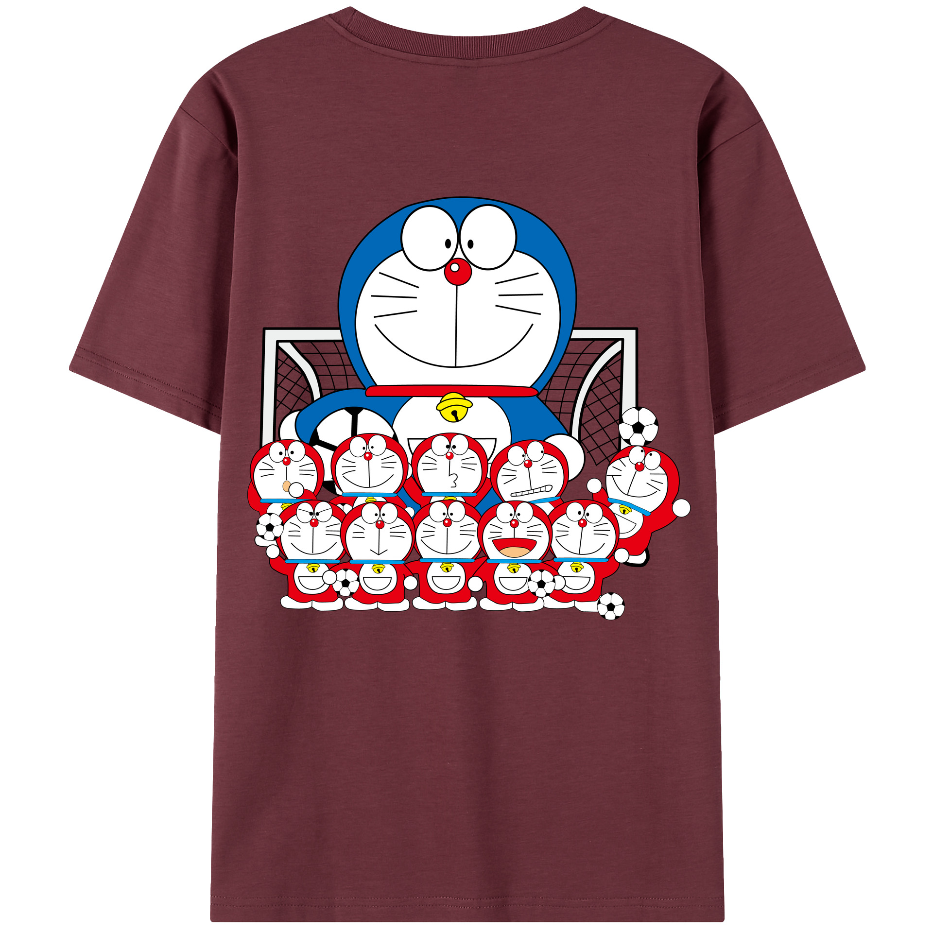 （画像用） ドラえもん Doraemon 綿100％半袖Tシャツ（背面プリント）